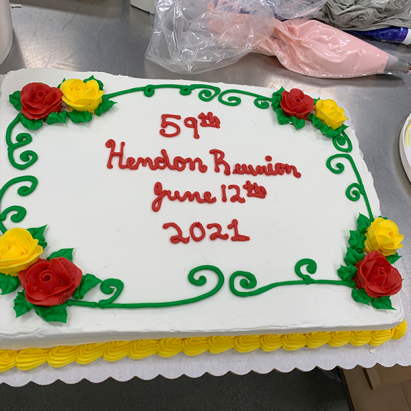 Decorated cake