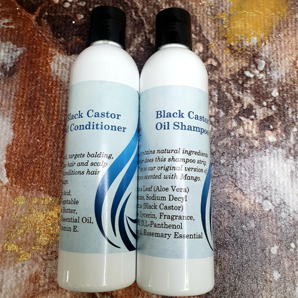 Black Castor shampoo & conditioner