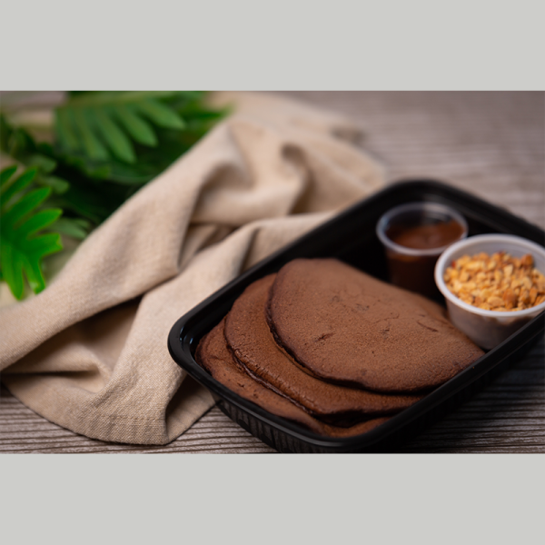 Chocolate protein pancakes
