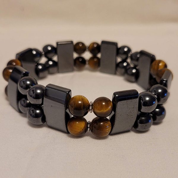 Men's Magnetic Hematite Therapy Bracelet
